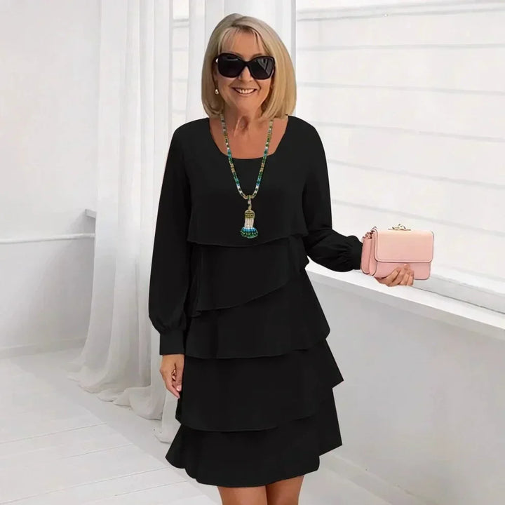 Margaret | Elegant Ruffled Maxi Dress
