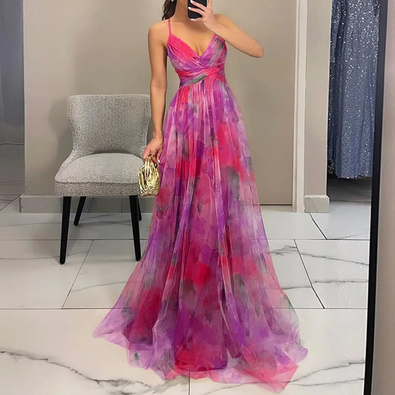 Giselle | Magnificent Maxi Dress with Floral Print