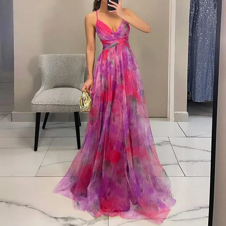 Giselle | Magnificent Maxi Dress with Floral Print