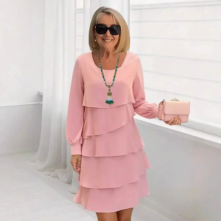 Margaret | Elegant Ruffled Maxi Dress