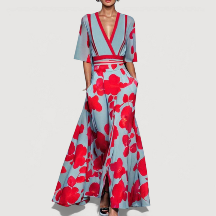 MAUREEN – MAXI FLOWER DRESS
