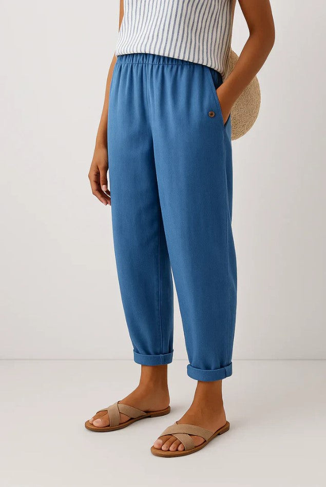 Romina™ | Linen and Cotton Pants, Timeless Style