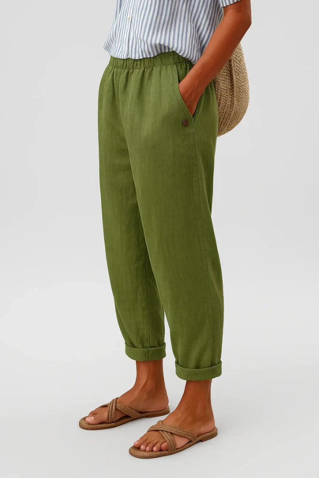 Romina™ | Linen and Cotton Pants, Timeless Style