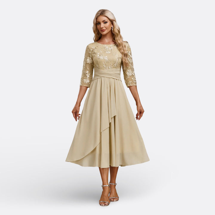 Mariana - Short Sleeve Lace Dress