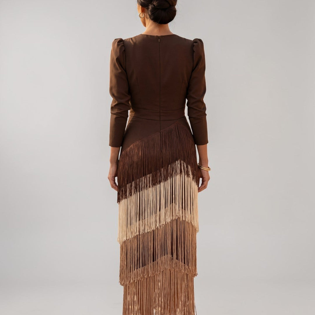 Sofia | Fringe Dress
