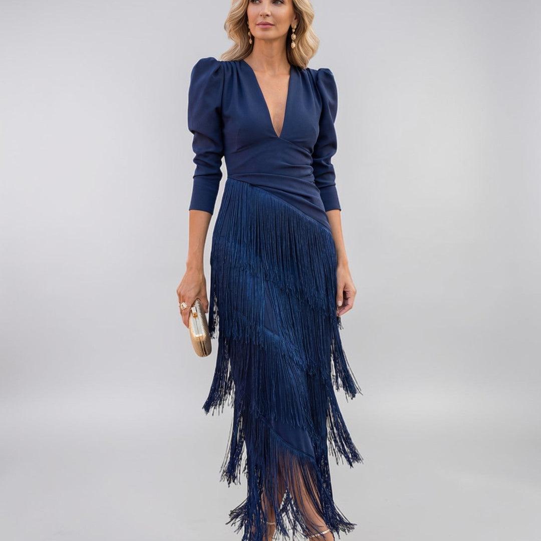 Sofia | Fringe Dress