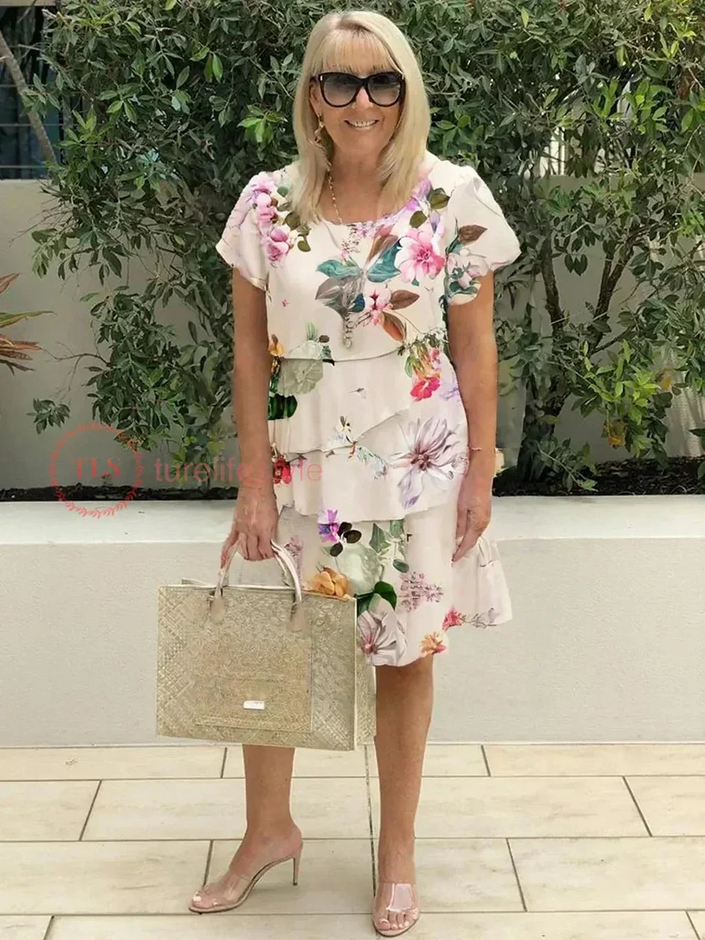Phoebe - Ruffled Bloom Dress