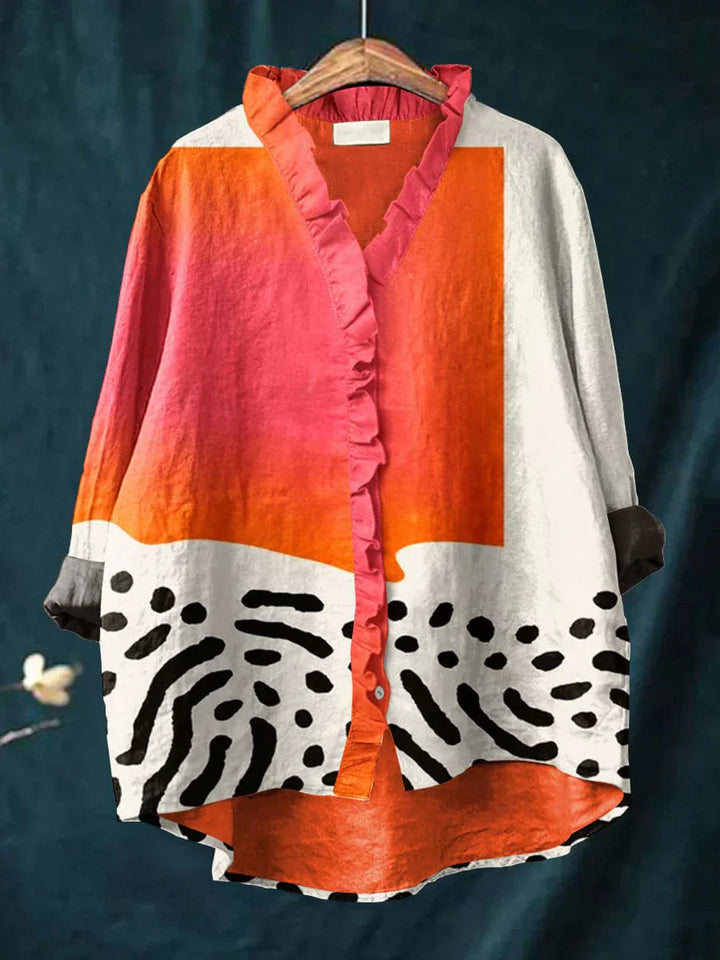 Melinda™ | Elegant Summer Linen Blouse