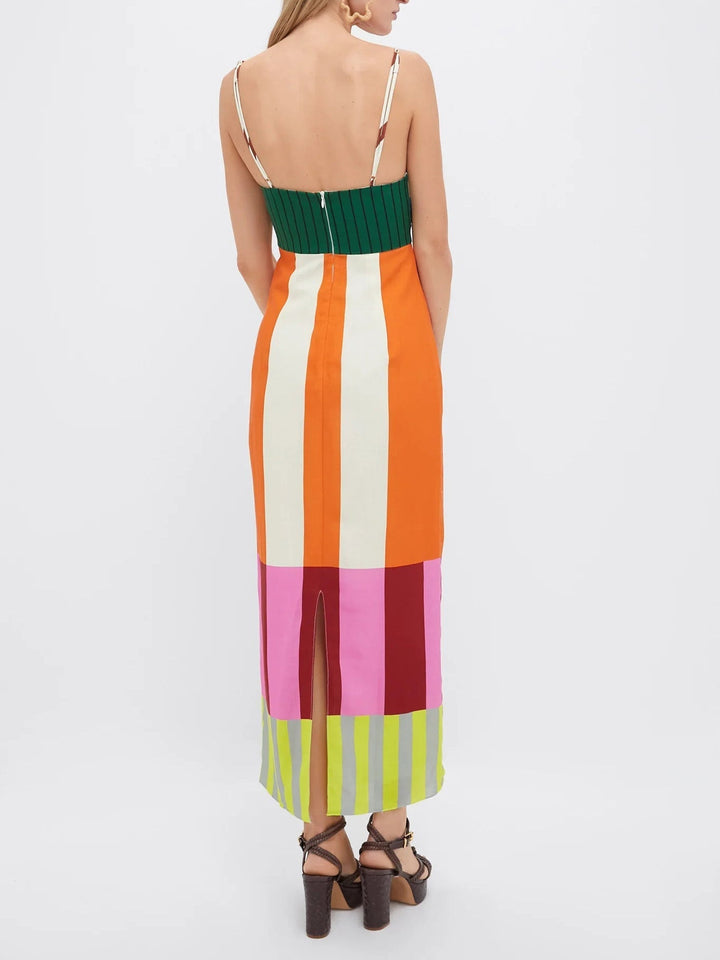 Paloma | Maxi Striped Colorful Dress