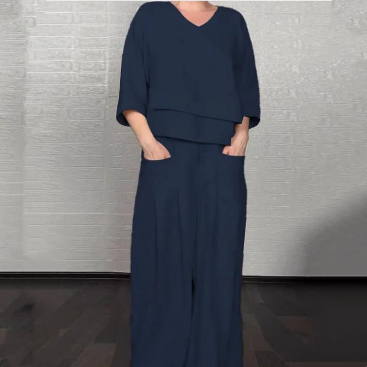 Isabel™ | Casual Linen-Cotton Two-Piece Set
