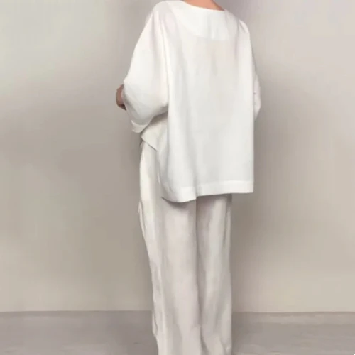 Isabel™ | Casual Linen-Cotton Two-Piece Set
