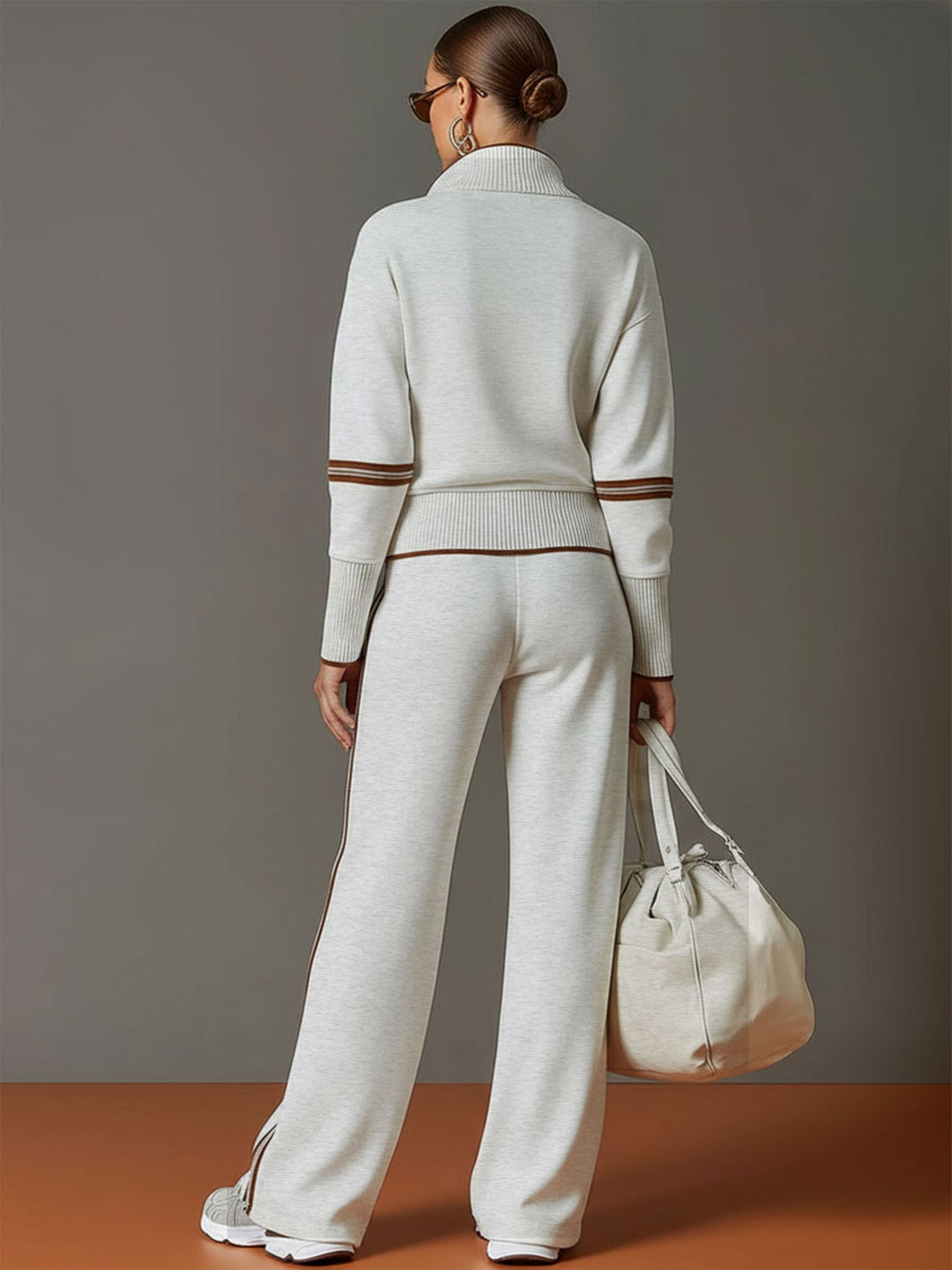 Marietta | Set with Blouse and Wide-Leg Pants