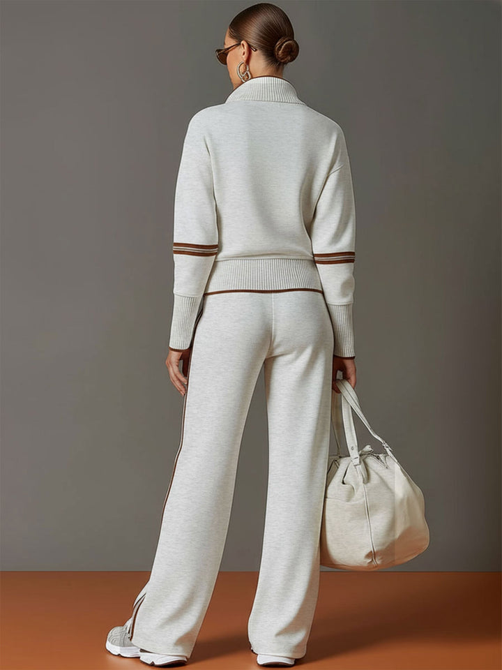 Marietta | Set with Blouse and Wide-Leg Pants