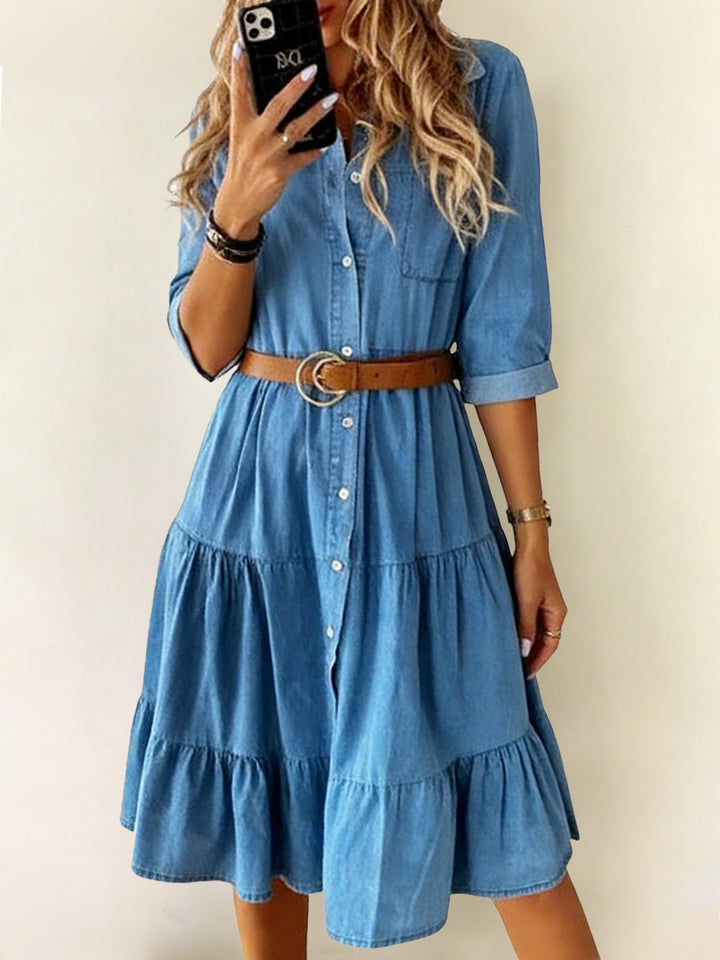 Barbara | Elegant and Casual Denim Dress