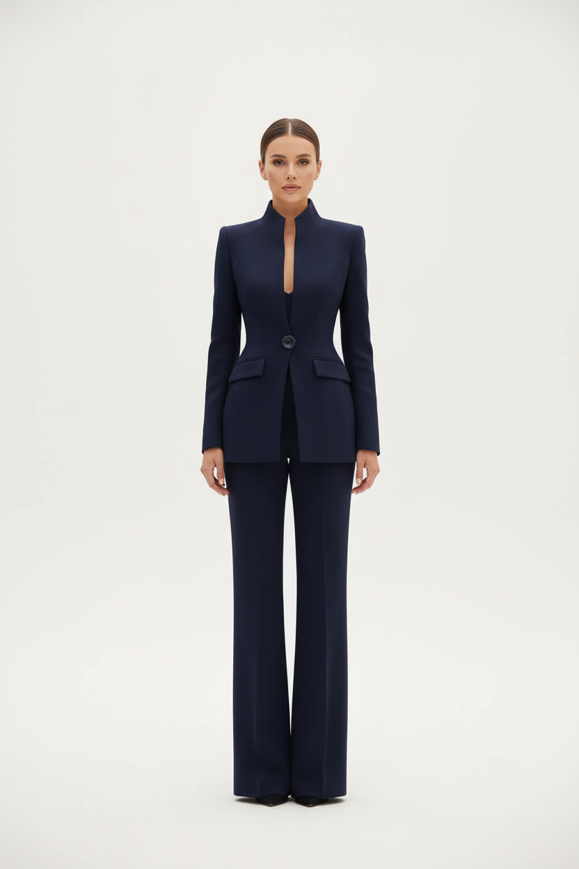 Gia | Blazer set with palazzo pants